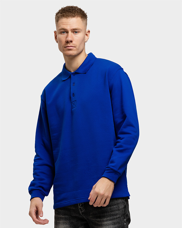 Lemon & Soda Polosweater With Open Hem