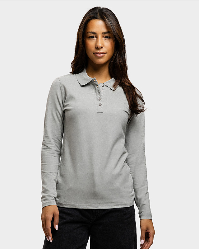 Lemon & Soda Cotton Elastane Longsleeve Polo