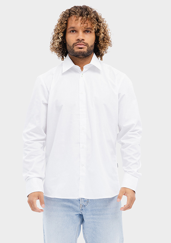 Lemon & Soda Poly-Cotton Mix Poplin